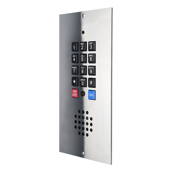 301 Series Fortress Emergency Phone - Mirrored Stainless Steel