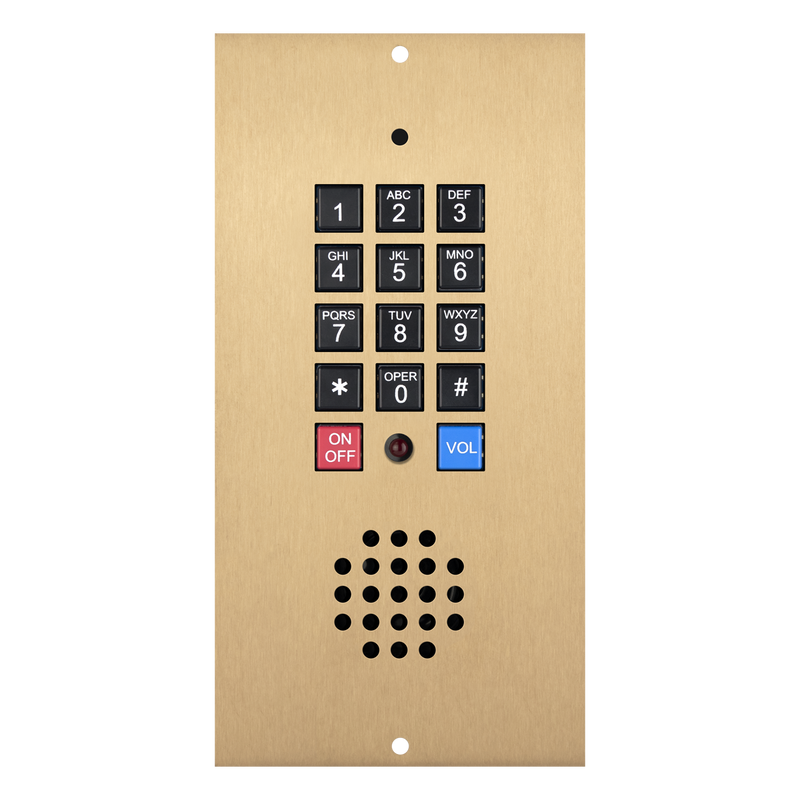 301 Series Fortress Emergency Phone - Brushed Bronze