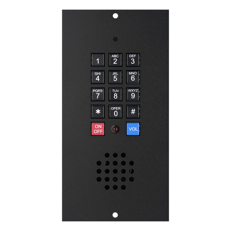 301 Series Fortress Emergency Phone - Black Powder Coat