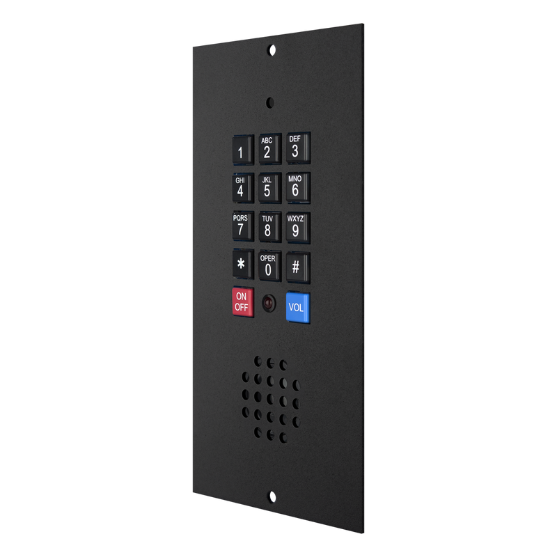 301 Series Fortress Emergency Phone - Black Powder Coat