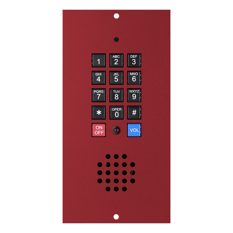 301 Series Fortress Emergency Phone - Red Powder Coat