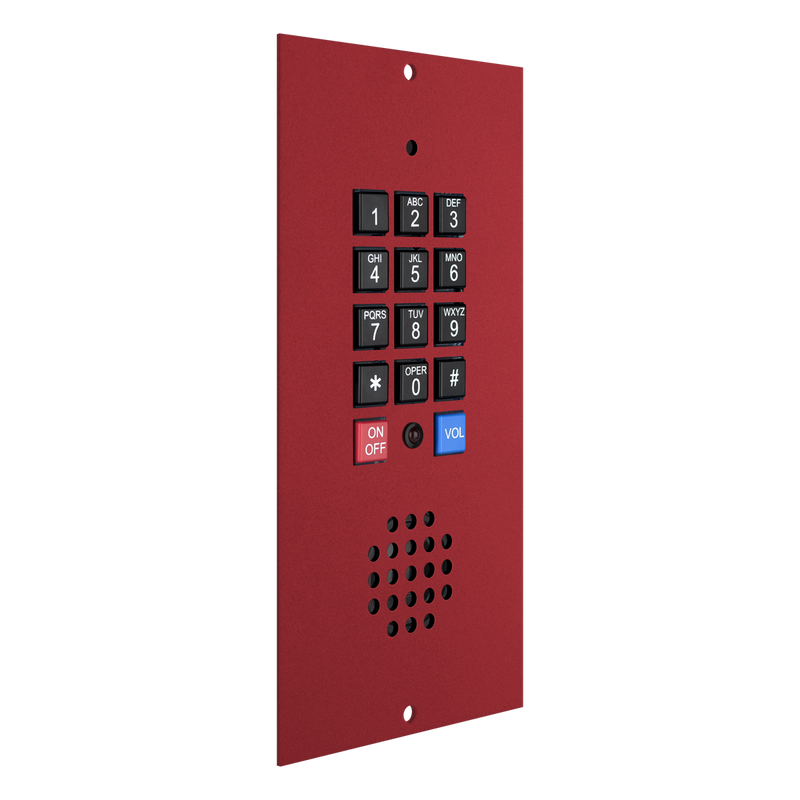 301 Series Fortress Emergency Phone - Red Powder Coat