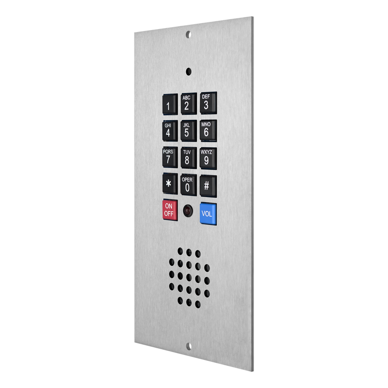 301 Series Fortress Emergency Phone - Brushed Stainless Steel