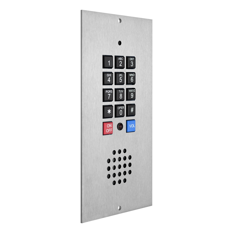 301 Series Fortress Emergency Phone - Brushed Stainless Steel