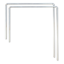 42" Corrugated Plastic 3 Panel Barricade Kit with Anchors & Locks